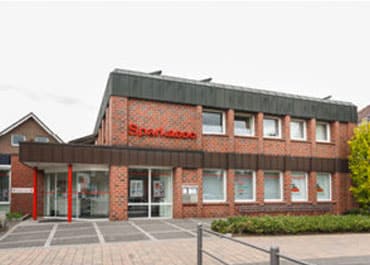 Die Filiale der Sparkasse in Clarholz