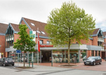 Die Filiale der Sparkasse in Herzebrock