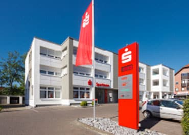 Die Filiale der Sparkasse in Stukenbrock