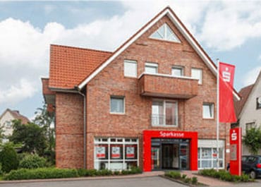 Die Filiale der Sparkasse in Sürenheide