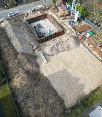 Baufortschritt - Neubau-Doppelhaushälften in GT-Avenwedde***4149 G