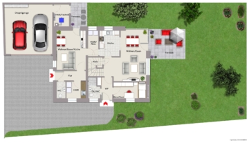 Erdgeschoss - Modernes Einfamilienhaus mit Einliegerwohnung in GT-Isselhorst***4191 G