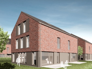 Ausbauhaus im familienfreundlichen Neubaugebiet***4021 G-Rohbau in Wiedenbrück - Gartenansicht