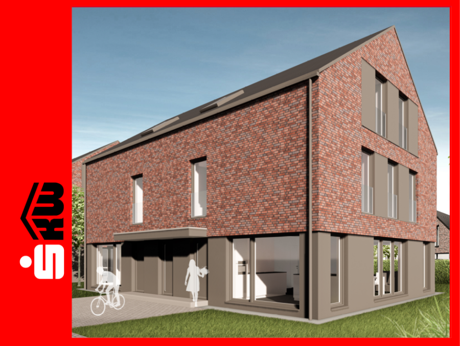 Ausbauhaus im familienfreundlichen Neubaugebiet***4021 G-Rohbau in Wiedenbrück - Eingangsansicht