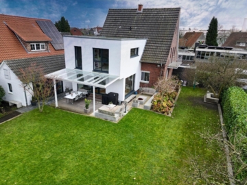 moderner Anbau mit überdachter Terrasse - Charmantes Einfamilienhaus mit moderner Erweiterung *** 4183 G Harsewinkel
