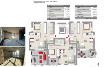 Grundriss 2. Obergeschoss - Modernes Mehrfamilienhaus zur Kapitalanlage***4187 G in Schloß Holte